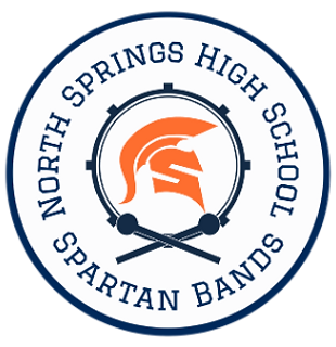 North Springs High School Spartan Bands seal